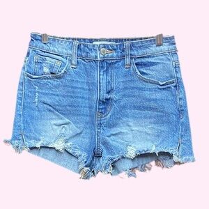 KanCan Ultra Hi Rise Jean Denim Shorts Size 26